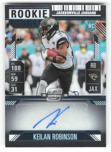 2024 Panini Contenders Optic Keilan Robinson Rookie Auto Jacksonville Jaguars - Picture 1 of 2