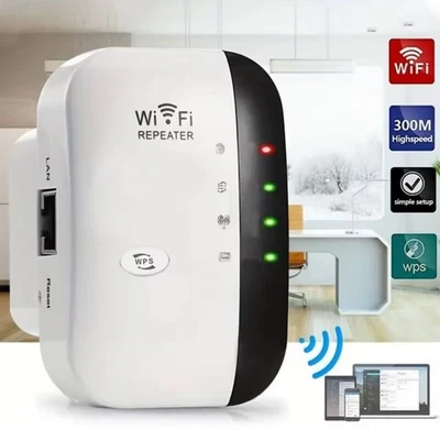 Range Extender WiFi Amplificatore Internet Ripetitore Segnale Wireless Amplificatore Wireless - Immagine 1 di 4