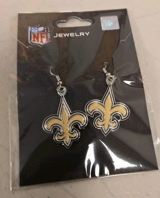 NFL Saints 时尚球队标志耳环 — 第 1/2 张图片