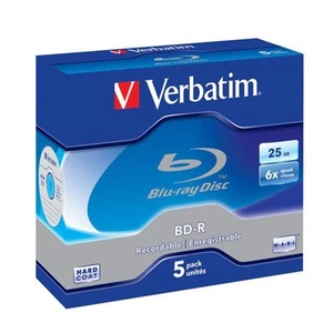 5x Verbatim BD-R 25GB Rohlinge 6x Schreiben Blu-ray Jewel Case - Bild 1 von 2