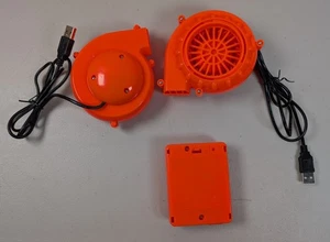 2 pack Inflatable Costume Fan Replacement Mini Blower Fan Dinosaur Pump - Bild 1 von 7