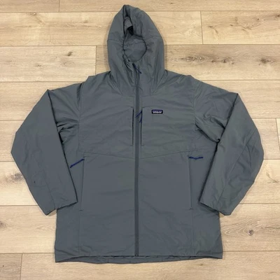 Chaqueta con Capucha Patagonia Nano Air Para Hombre XXL Gris Cremallera Completa Puffer Aislada Foto 1 de 4