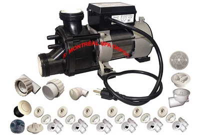 Conversion assembly BATHTUB to WHIRLPOOL JETTED TUB Waterway Jets +Genesis pump - Image 1 of 2