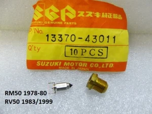 Suzuki RM50 RV50 Carb Needle Valve Assy NOS Carburetor Needle Valve 13370-43011 - Picture 1 of 1