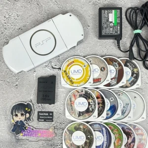 PSP 3000 SONY Playstation Portable Console Charger Battery Random 2 Games+Memory - Picture 1 of 195