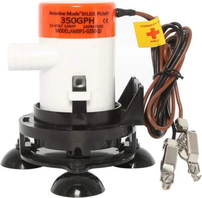 12V 350GPH Marine Portable Livewell Aeration Pump System Pump Aerator for Boats Foto 1 de 4