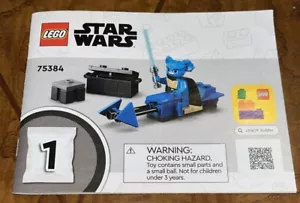 Lego Nubs Minifigura con Speeder Bike del Set 75384 (Bolsa #1, Sellada) con Libro 1 - Imagen 1 de 3