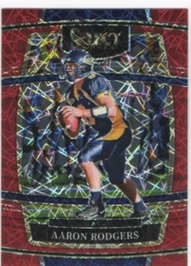 2022 Select Draft Picks Aaron Rodgers Concourse Red Lazer Prizm #28 Calfornia - Picture 1 of 2
