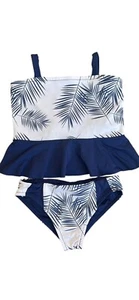 NEW Boutique Quality Adorable Maylana Protection Navy White Sweet Ruffle Girls 4 - Picture 1 of 6