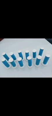 1980s Toad Stool Old School BMX Grips (Stained) New 1 Set Blue &white  - Image 1 of 4