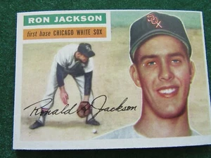 1956 Topps Set Break #186 Ron Jackson Off Centered Sharp Corners - Picture 1 of 2