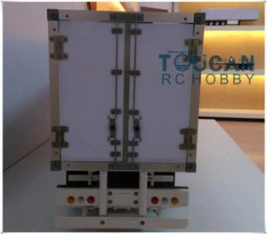 TOUCANRC 1/14 Scale For TAMIYA RC Truck Reefer Semi-trailer Container Car Model - Picture 1 of 6