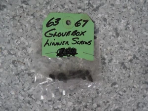 63-67 C2 Corvette Glove Box Liner Screws-(5)--NEW! - Picture 1 of 3
