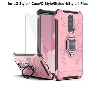 LG Stylo 4 Case Stylo 4 Plus Kickstand Heavy Duty TPU Cover - Picture 1 of 9