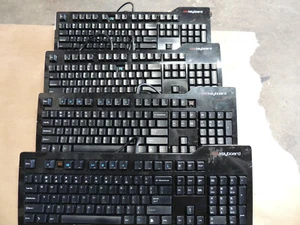 4x Das Keyboard S PRO USB 2.0 Wired Clicky Mechanical Keyboard MISSING KEYS - Picture 1 of 9