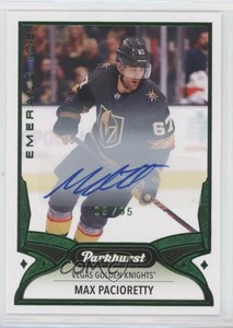 2021 Parkhurst Stars Emerald Ice Achievement Autos /5 Max Pacioretty #254 Auto