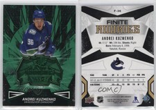 2022-23 SPx Finite Rookies Green /199 Andrei Kuzmenko #F-36 Rookie RC