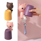 Cartoon Bear Tooth Brush Container Punch-Free Tooth Brush Rack  Bathroom