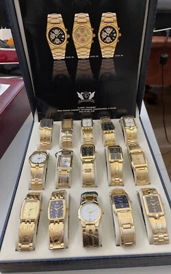 Konvolut 15 Stück Cavadini Unisex-Uhren Sehr Hübsch Designer Vergoldet - Bild 1 von 4