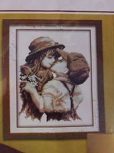My First Kiss Cross Stitch Kit - Picture 1 of 3