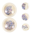 2 Box Nail Rhinestones Butterfly Flower Nail Charms 3D Art Decals Studs Jewels