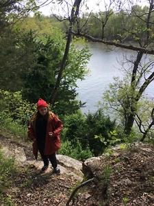 Vintage Eddie Bauer Jacket Mens XL Orange And Yellow Waterproof Rain Coat W/hood - Picture 1 of 8