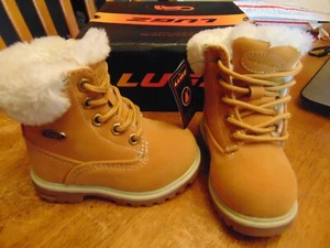 new toddler boys girls lugz empire fur boots size 5 memory foam water resistant - Picture 1 of 6