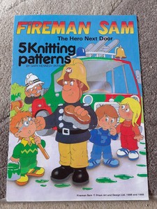Fireman Sam Knitting Pattern for sale 