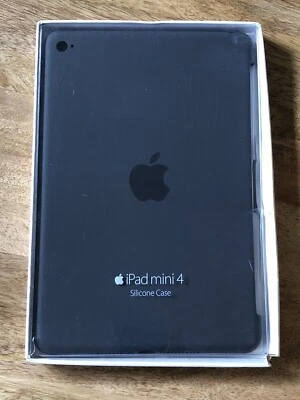 NIB • Apple iPad mini 4 Silicone Case • 7.9 Inch • MKLK2ZM/A • Charcoal Gray - Image 1 of 2