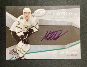 2008-09 Upper Deck Ice Glacial Graphs Matt Niskanen #GG-MN Auto - Picture 1 of 3