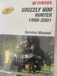 Manual De Servicio Yamaha YFM600 Grizzly 1998 1999 2000 2001 NUEVO - Imagen 1 de 7