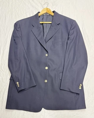 Chaqueta Blazer Coppley Ermenegildo Zegna 100% Lana Talla 44R Azul Marino Abrigo Deportivo Foto 1 de 4