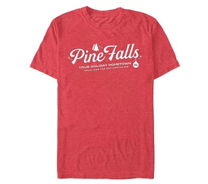Holly & the Hot Chocolate Pine Falls Red Heather Tee T-Shirt Red XXL Unisex - Picture 1 of 3
