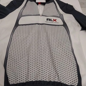 Polo Sport RLX Cycling Jersey XL Long Sleeve 3/4 Zip Geometric SEE Pics - Picture 1 of 9
