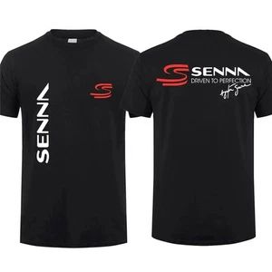 T‑Shirt Ayrton Senna Casual Formula 1 Leggenda 2025 Moda Uomo comoda Oversize F1 - Imagen 1 de 5