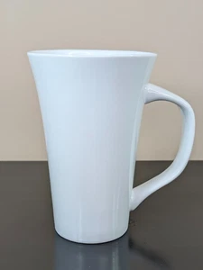 Gibson EVERYDAY WHITE Porcelain Coffee Mug Solid Latte Cup 5.75" - Picture 1 of 6