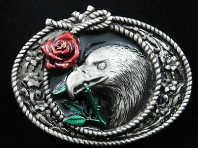 RI05111 *NOS* VINTAGE 1994 **AGUILA CALVA AMERICANA** HEBILLA DE CINTURÓN CONMEMORATIVA Foto 1 de 2