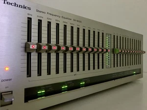 TECHNICS SH 8020 Stereo Graphic Equalizer 12 Bands Vintage 1980 WORK Good Look - Imagen 1 de 15