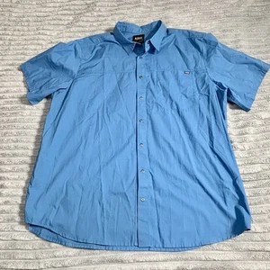 5.11 Tactical Shirt Size 2XL Slate Blue Button Down Short Sleeve Chest Pocket - Picture 1 of 10