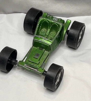 Coche Diecast Verde Dragster Modificado De Colección Tootsietoy Años 70 - Ruedas Track Masters Foto 1 de 4