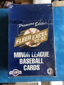 1992-93 Fleer Excel Baseball Sealed Box. Possible RARE Jeter. - Picture 1 of 1