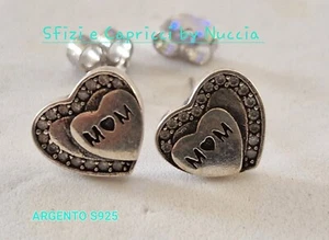 Orecchini MOM donna Lobo In ARGENTO S925 MAMMA zirconi - Foto 1 di 3