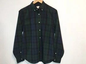 J. CREW CREWCUTS FLEX FREIZEITHEMD JUNGEN GR. 16 GRÜN KARIERT LANGARM GEKNÖPFT - Bild 1 von 6