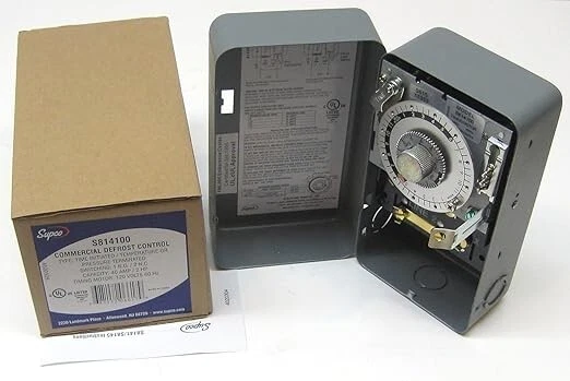 ✅Refrigeración comercial con control de descongelación original S814100 Supco OEM con metal Foto 1 de 1