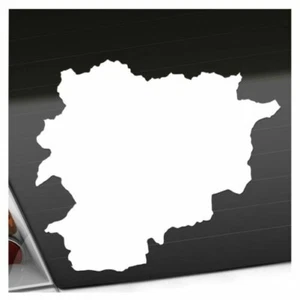 Andorre Contour Autocollant 25 Couleurs Néon Mat - Imagen 1 de 33