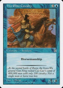 Wu Elite Cavalry [Portal Three Kingdoms] Magic MTG - Picture 1 of 1
