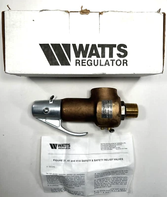 WATTS 1" 150 Set Pressure Fig 31 Safety Relief Valve 0216095 - Image 1 of 4