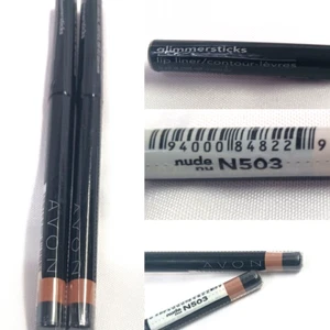 AVON ORIGINAL GLIMMERSTICKS LIP LINER NUDE NEW AND SEALED 0.009 OZ LOT OF 2 - Picture 1 of 8