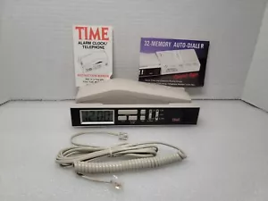 TIME Pulsante Telefono con Cavo Sveglia Combo TK-007 Vintage - Foto 1 di 9