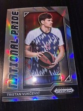 2023-24 Panini Prizm Draft Picks National Pride #1 Tristan Vukcevic RC Rookie